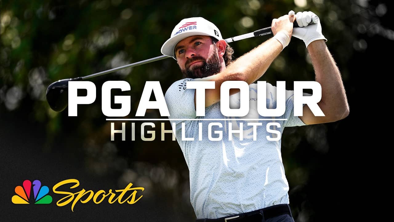PGA Tour Highlights 2026: Cadillac Championship, Round 4 | Golf on NBC Sports
