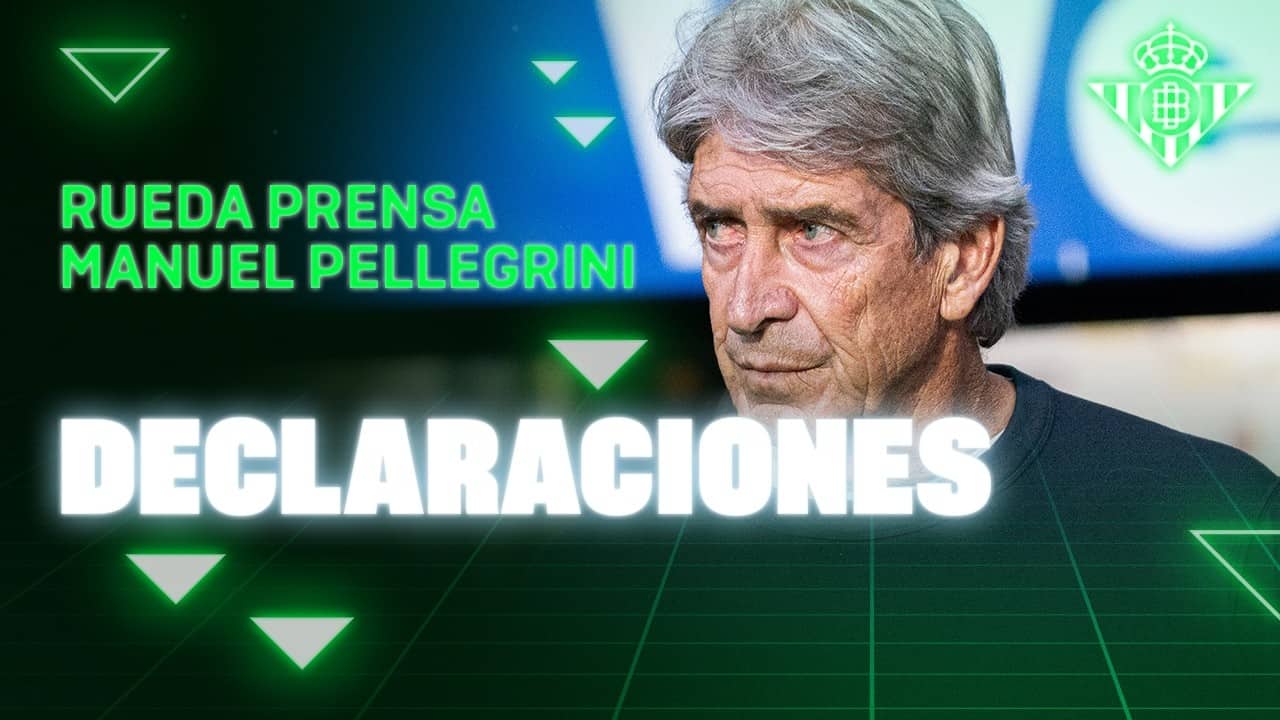 Rueda de prensa de Manuel Pellegrini tras el #RealSociedadRealBetis 🗣🎙 | Real BETIS Balompié