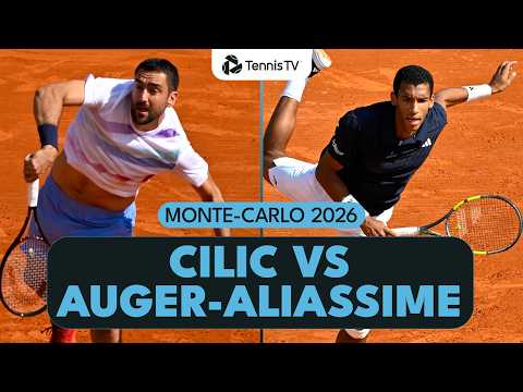 Felix Auger-Aliassime vs Marin Cilic Match Highlights | Monte-Carlo 2026