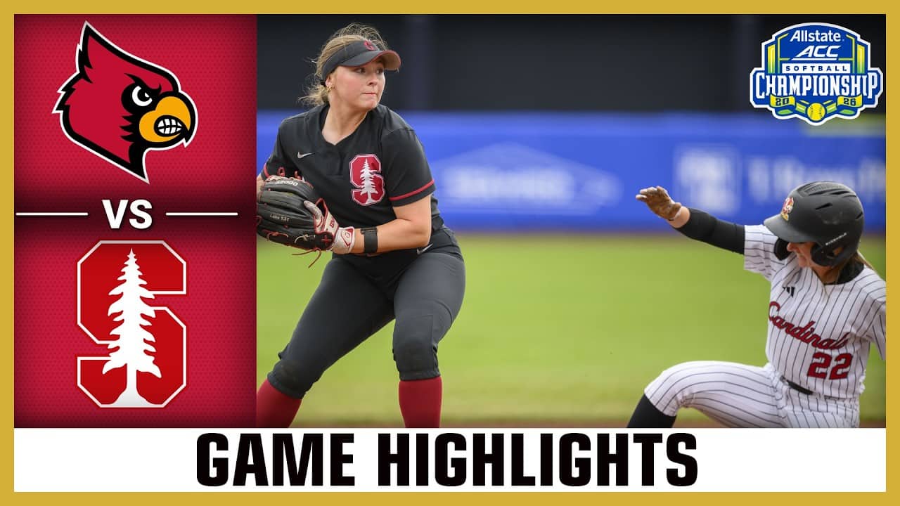 Stanford vs. Louisville Game Highlights | 2026 ACC Softball Championship (Quarterfinals)