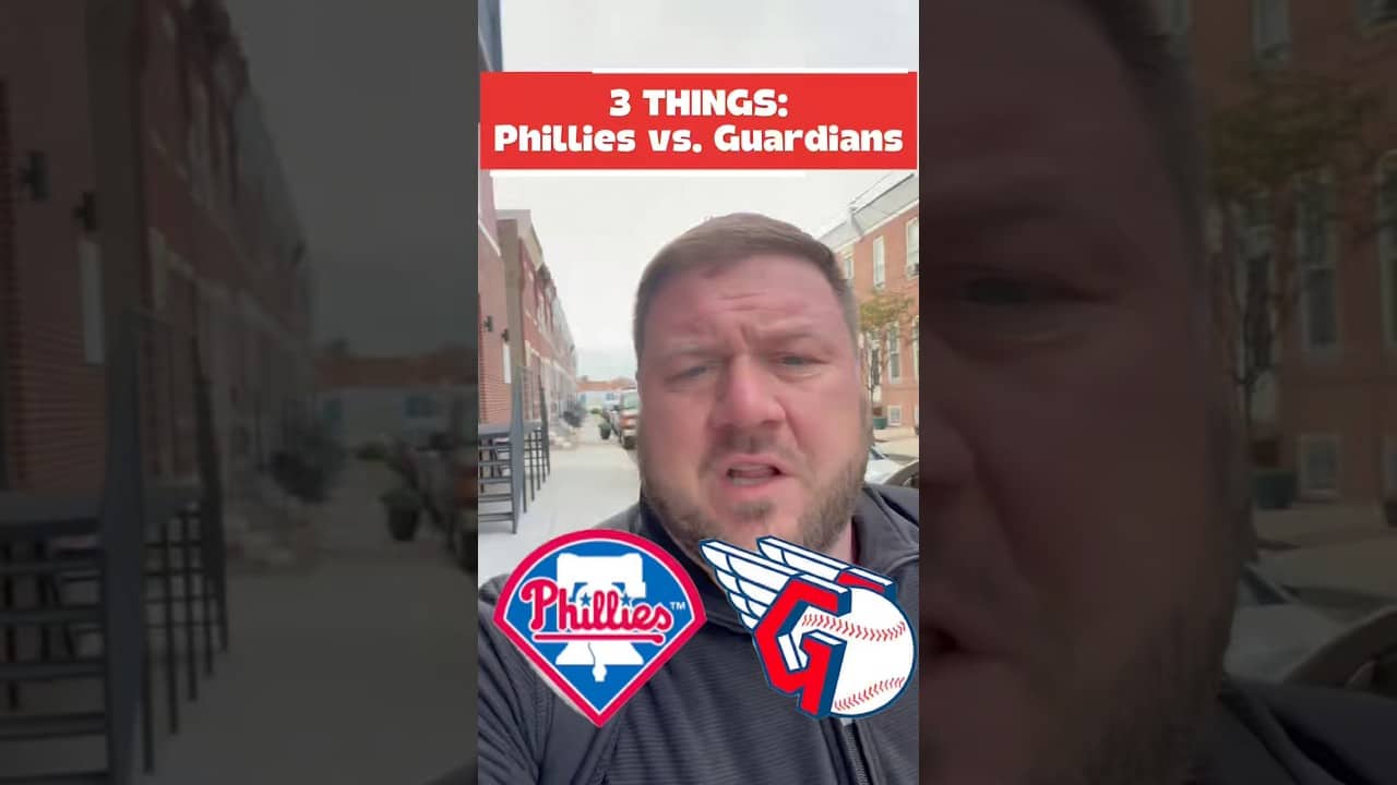Top 3 to Watch: Phillies vs Guardians Weekend Series 👀