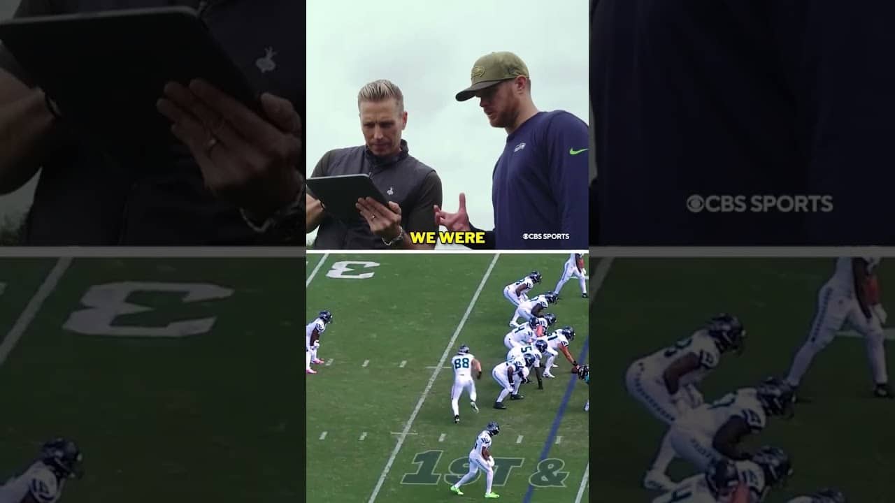 Sam Darnold breaks down his 61-yard TD pass to Jaxon Smith-Njigba from last season against the Jags