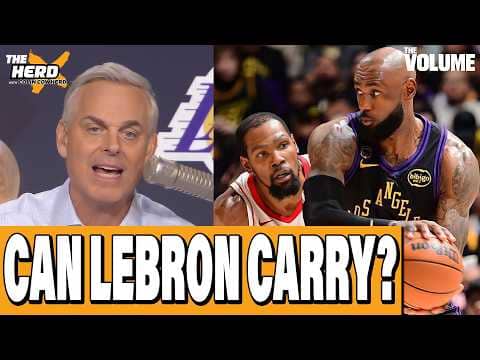 How far will LeBron James carry Lakers WITHOUT Luka Doncic? | Colin Cowherd: THE HERD NBA Playoffs