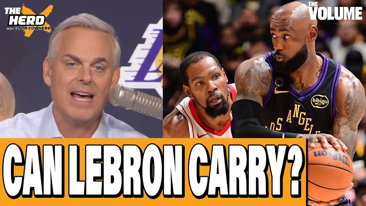 How far will LeBron James carry Lakers WITHOUT Luka Doncic? | Colin Cowherd: THE HERD NBA Playoffs