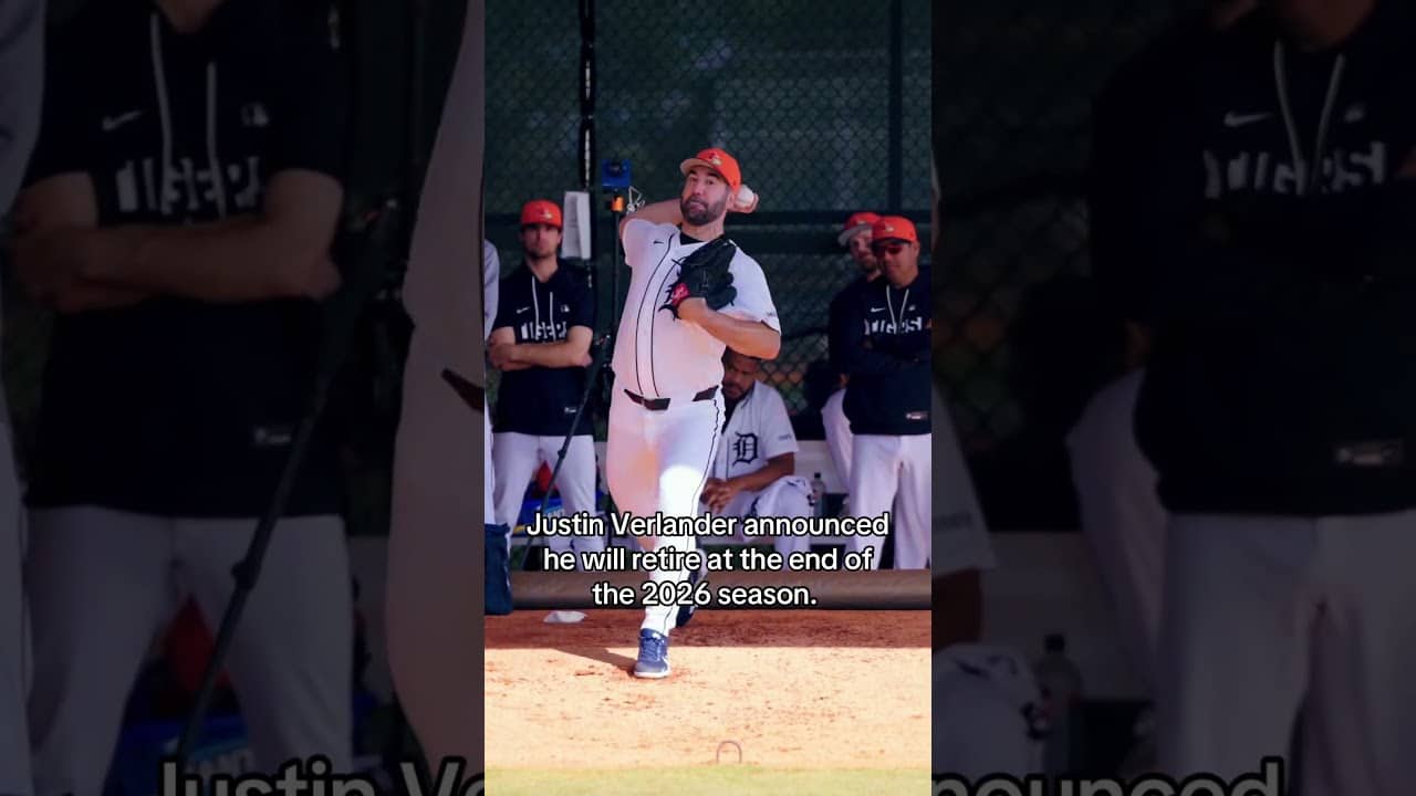 Breaking: Justin Verlander announced he’ll retire at the end of the 2026 season.