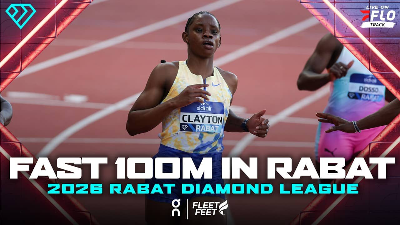 Tina Clayton Blazes To A 100m Win In Rabat | Rabat Diamond League 2026