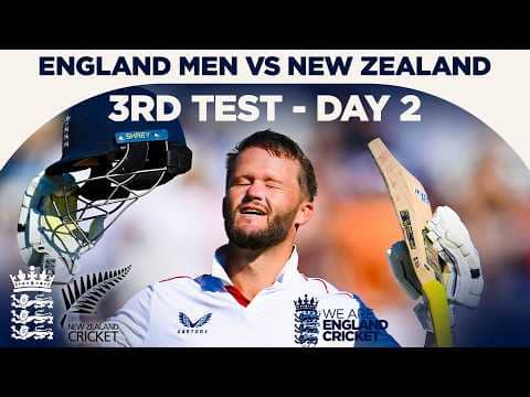 Ben Duckett Ton After Stokes Wickets | Highlights - England v New Zealand Day 2 | Rothesay Test 2026