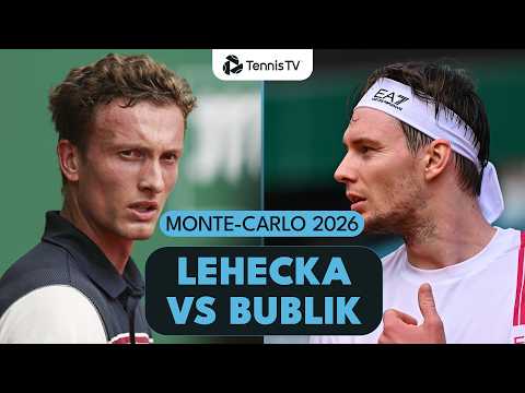 Jiri Lehecka Battles Alexander Bublik | Monte-Carlo 2026 Match Highlights