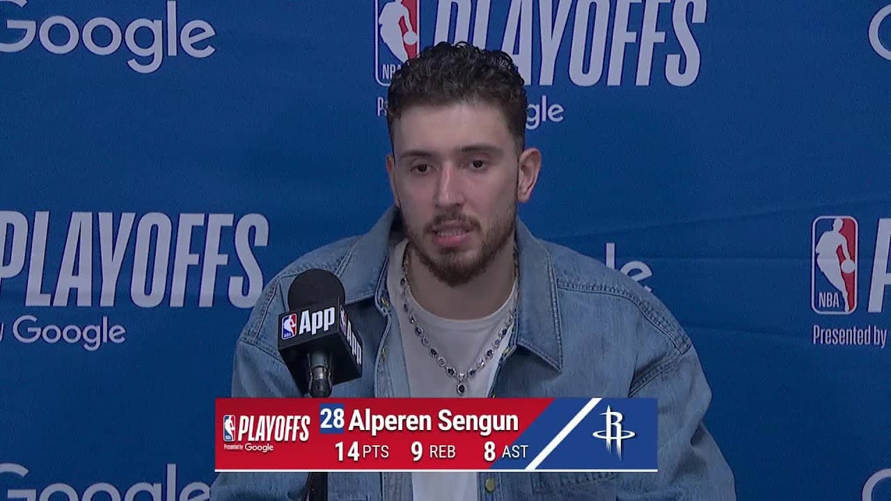 Press Conference by Alperen Sengun l Game 5
