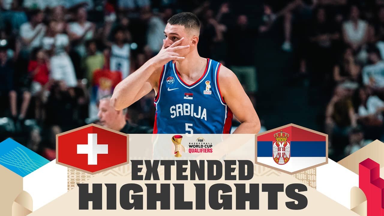 Switzerland 🇨🇭 v Serbia 🇷🇸 | Extended Highlights | FIBA Basketball World Cup 2027 European Qualif.