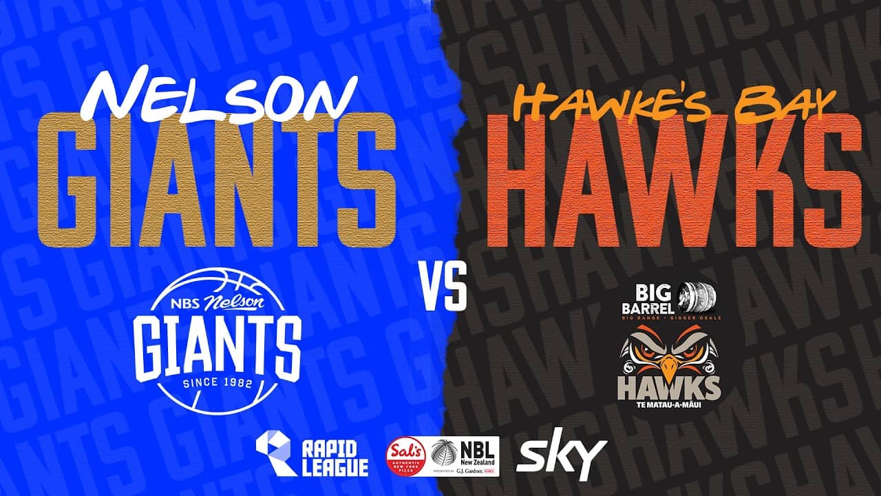 LIVE - Nelson Giants v  Hawke’s Bay Hawks |  @SalsNBL 2026