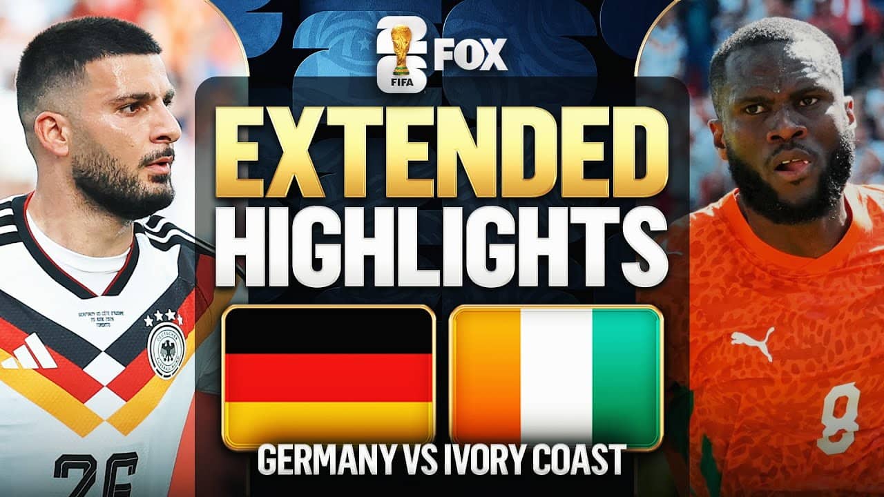 Germany vs Ivory Coast Extended Highlights 🌎🏆 2026 FIFA World Cup™