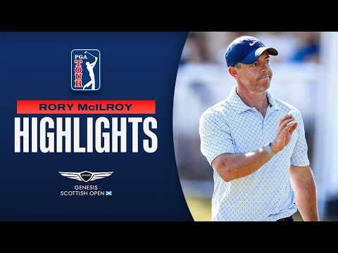 Rory McIlroy opens with 5-under 65 to share lead | Round 1 | Genesis Scottish Open | 2026