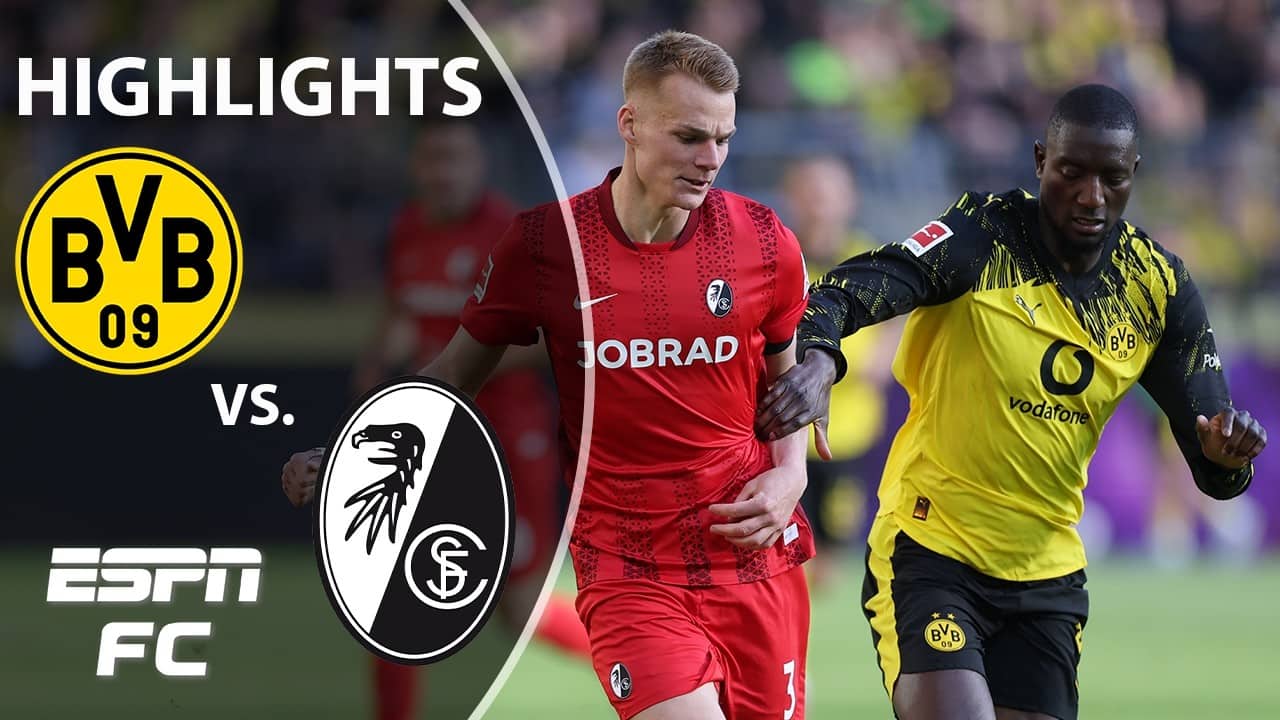Borussia Dortmund vs. SC Freiburg | Bundesliga Highlights | ESPN FC