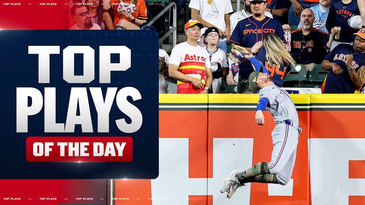 Top Plays in MLB from 5/17/26 (Brandon Nimmo's INSANE robbery, Corbin Carroll's 2 homers, MORE!)