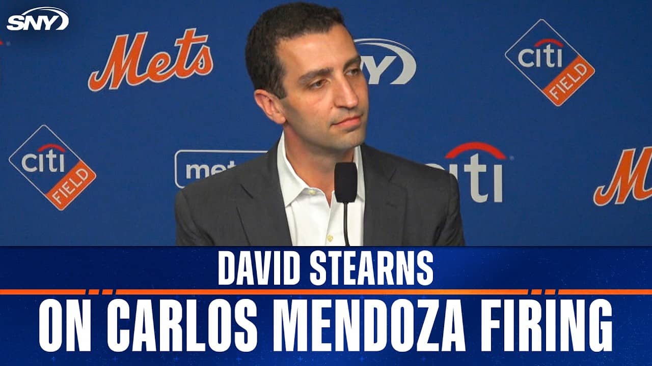 Mets president David Stearns explains decision to fire manager Carlos Mendoza