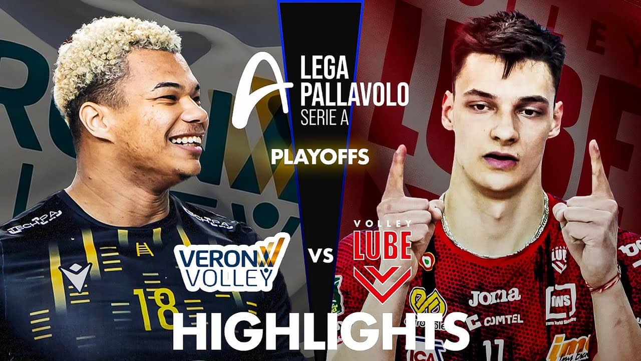 Verona vs Lube | Highlights | Superlega Play Offs | Semifinals Game 3