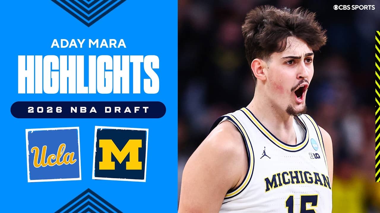 Aday Mara UCLA, Michigan Highlights | Drafted No. 12 overall to the Thunder