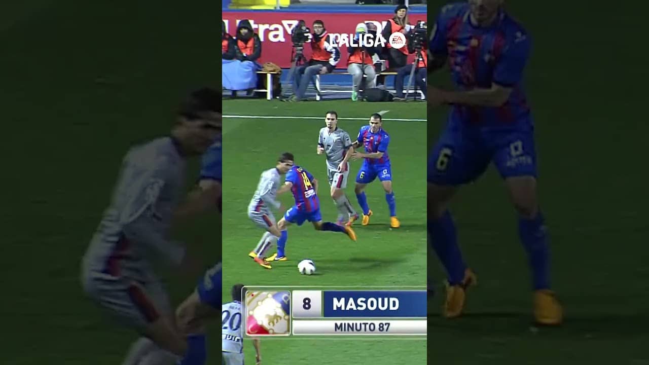 Gol de Masoud en el #LevanteOsasuna de la temporada 2012/13 #LaLigaHighLights #Osasuna #shorts