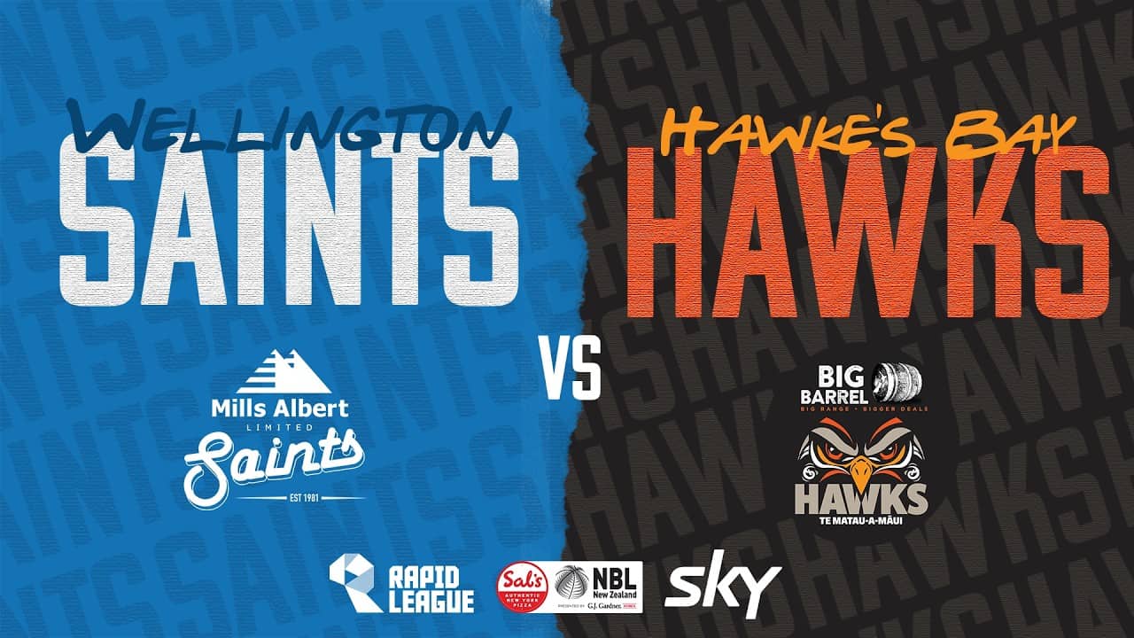 LIVE - Wellington Saints v Hawke’s Bay Hawks | @SalsNBL 2026