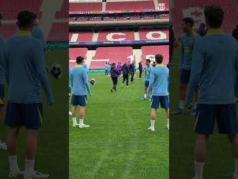 A few chill touches in the final training.