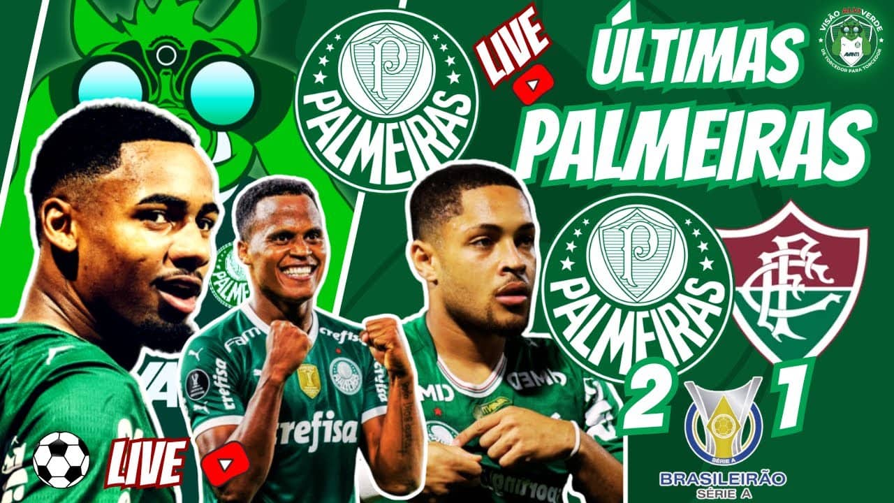 🚨#AOVIVO - PEGA A VISÃO: PÓS-JOGO PALMEIRAS 2X1 FLUMINENSE | COLETIVA | ÚLTIMAS NOTÍCIAS DO VERDÃO