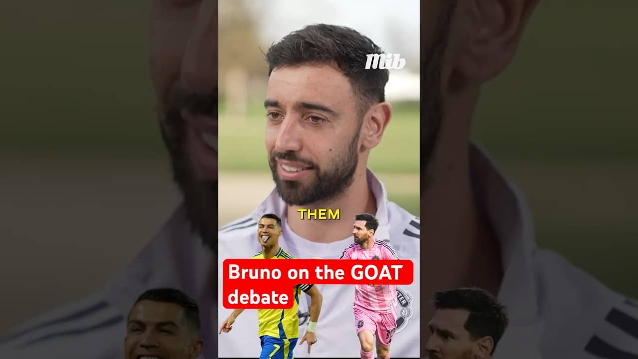 BRUNO FERNANDES WEIGHS IN ON THE GOAT DEBATE 🐐