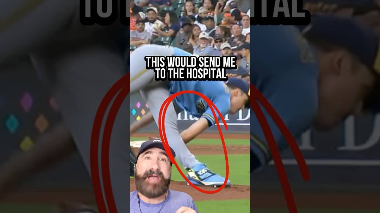 How Jacob Misiorowski uses his front leg to generate ridiculous velocity #mlb