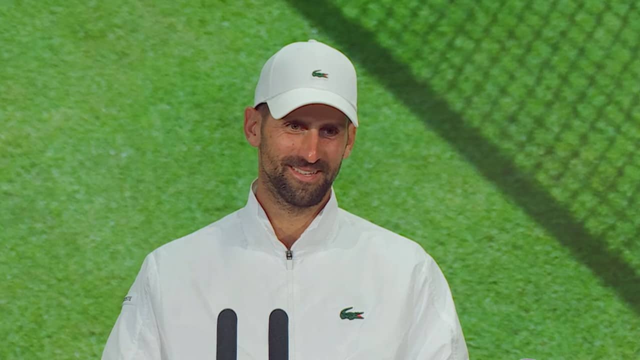 Wimbledon 2026 - Novak Djokovic jokes about Messi : “It would be nice to play 90 minutes like him"