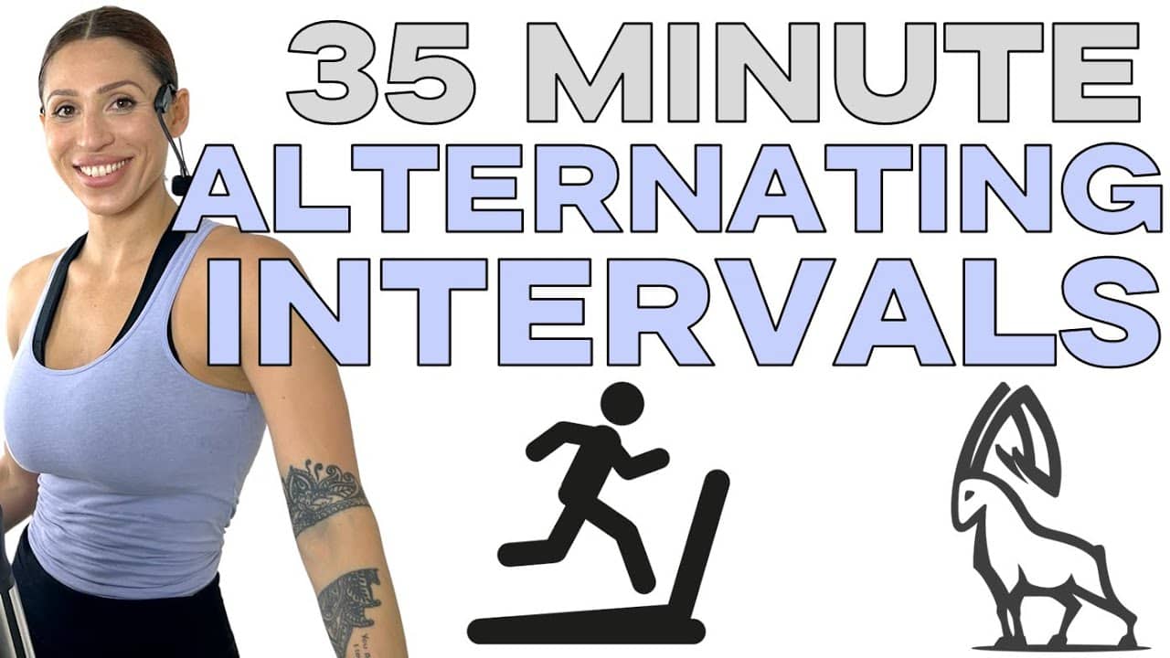 Build Speed & Endurance: 35-Min Treadmill Intervals with Coach Rachael