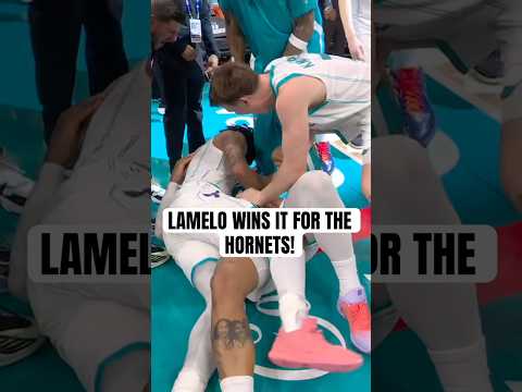 LaMelo clutch layup wins it for the Hornets!