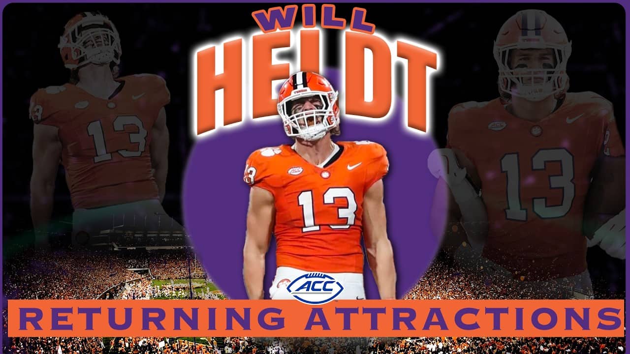 Clemson Edge Will Heldt | 2026 ACC Football Returning Attractions