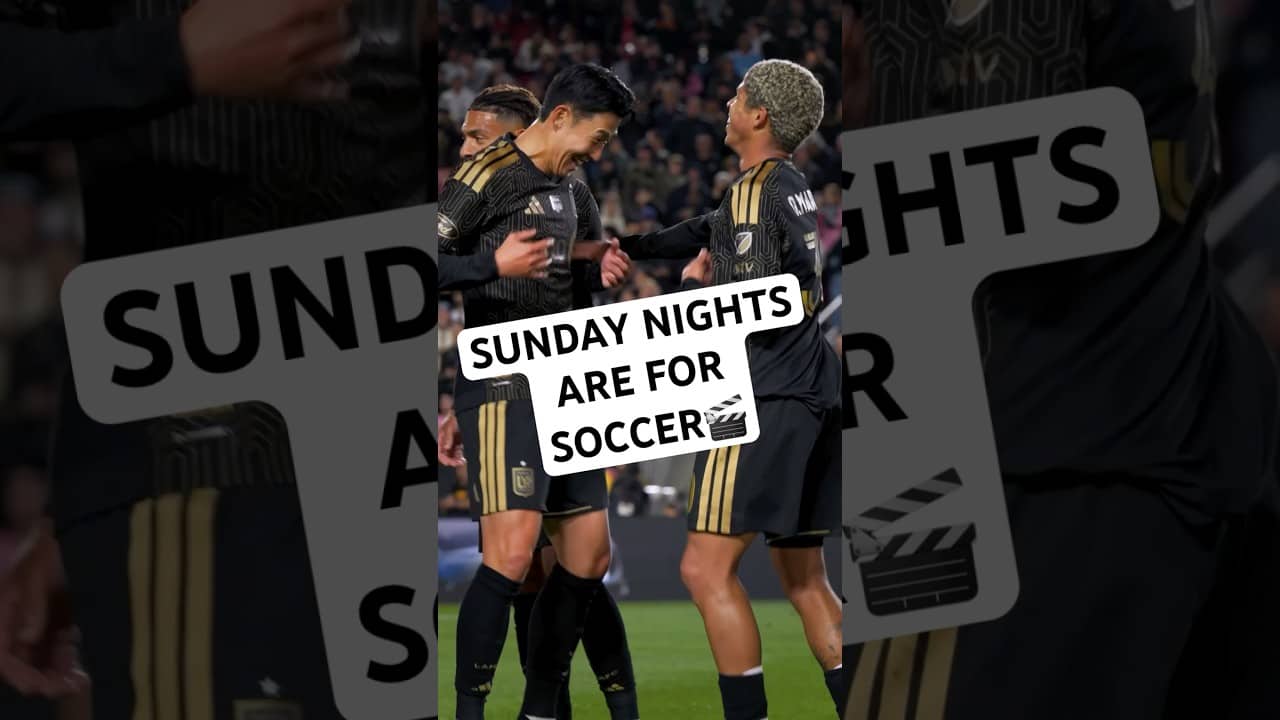 Sunday nights are for soccer🎬⚽️