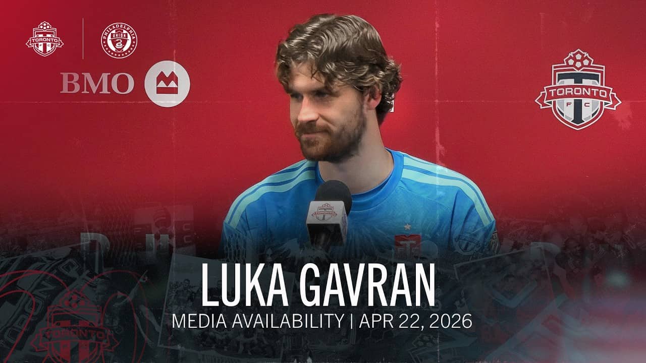 LUKA GAVRAN | Toronto FC Full Media Availability - April 22, 2026
