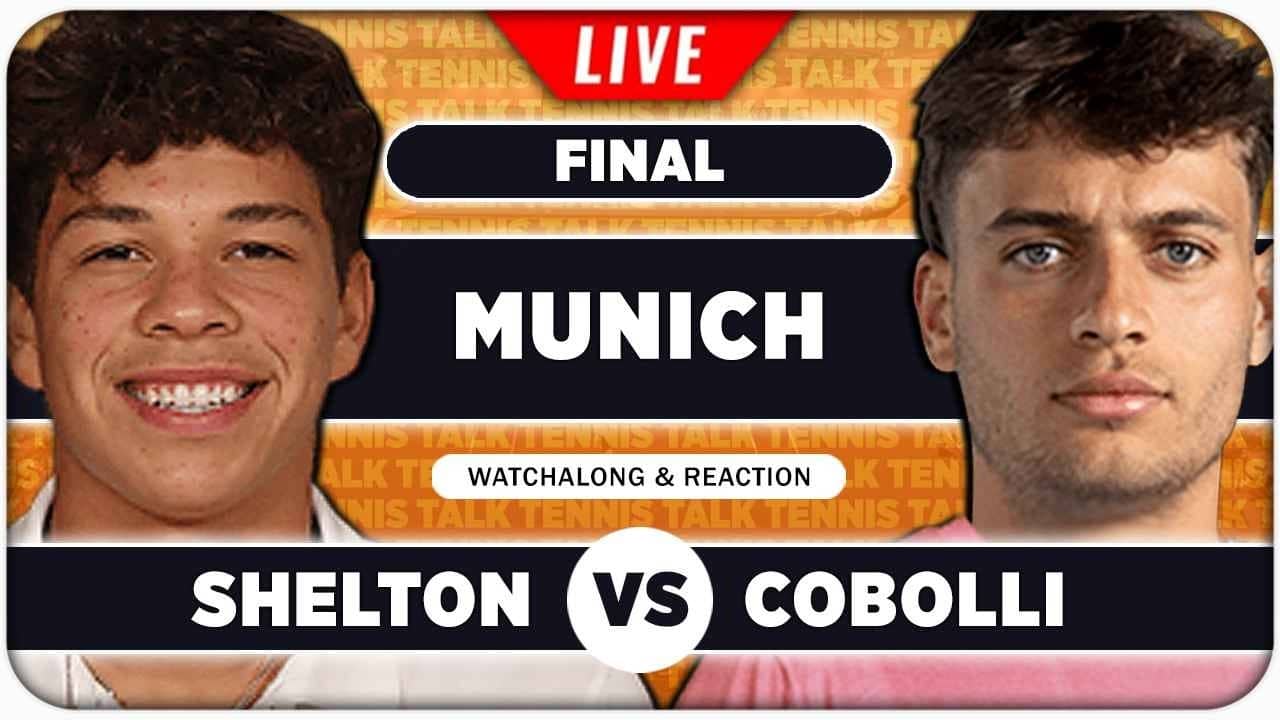 SHELTON vs COBOLLI • ATP Munich 2026 Final • LIVE Tennis Watchalong