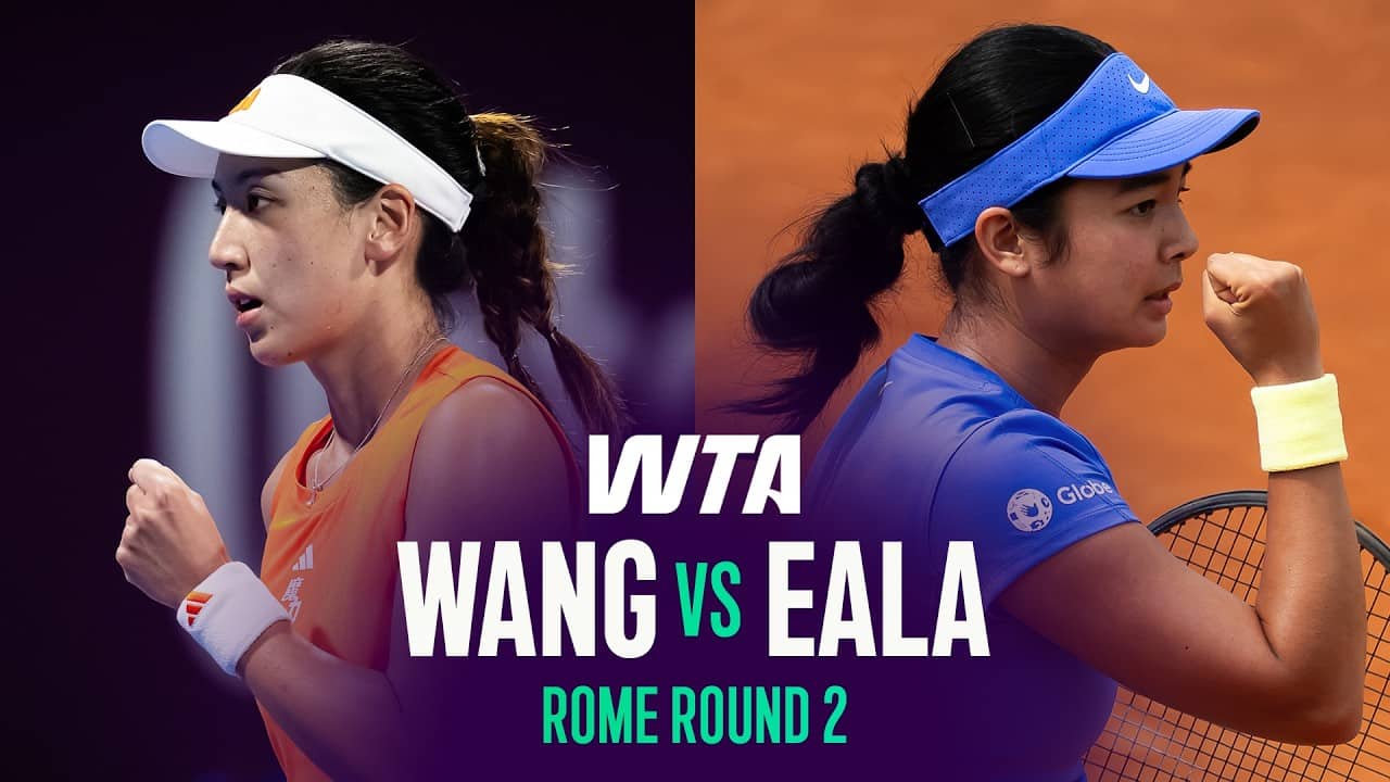 Xinyu Wang vs. Alexandra Eala | 2026 Rome Round 2 | WTA Match Highlights