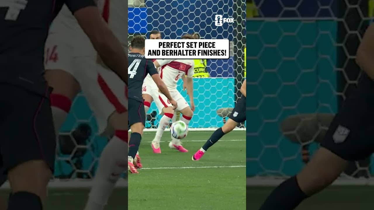 Berhalter on the half volley to get Los Angeles ROCKING