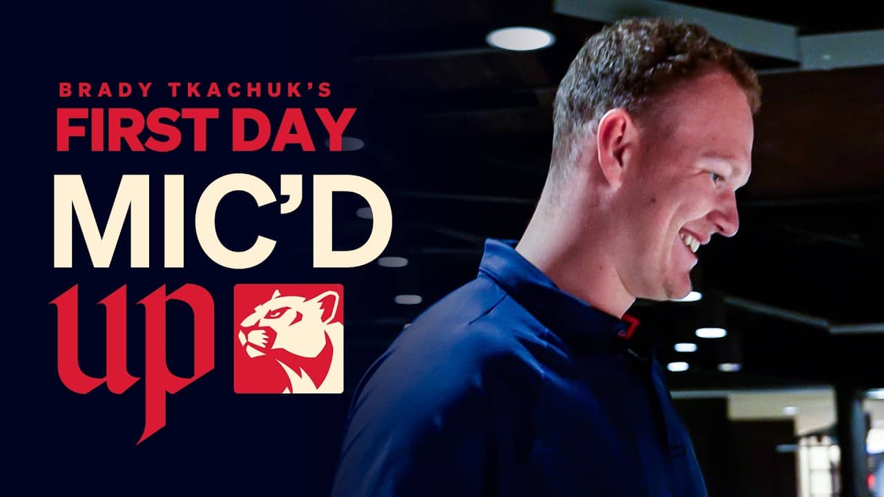 Brady Tkachuk Mic'd Up for First Day with Panthers