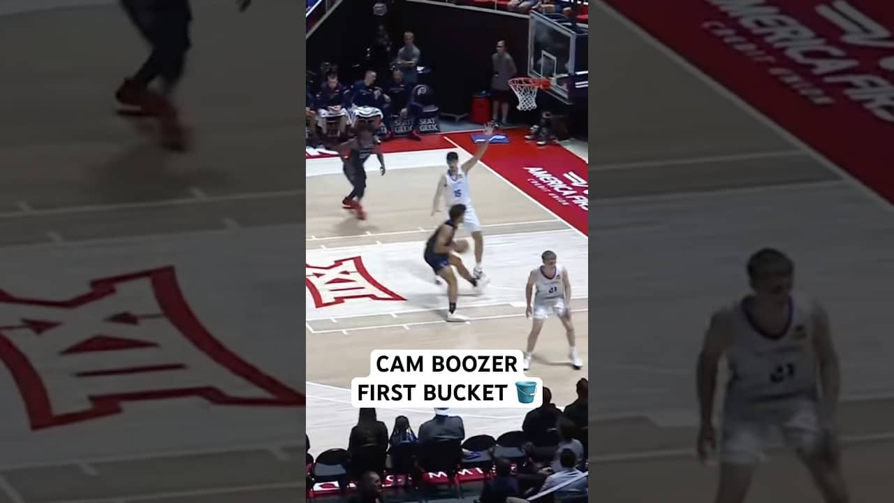 Cam Boozer gets his first summer league bucket 🪣