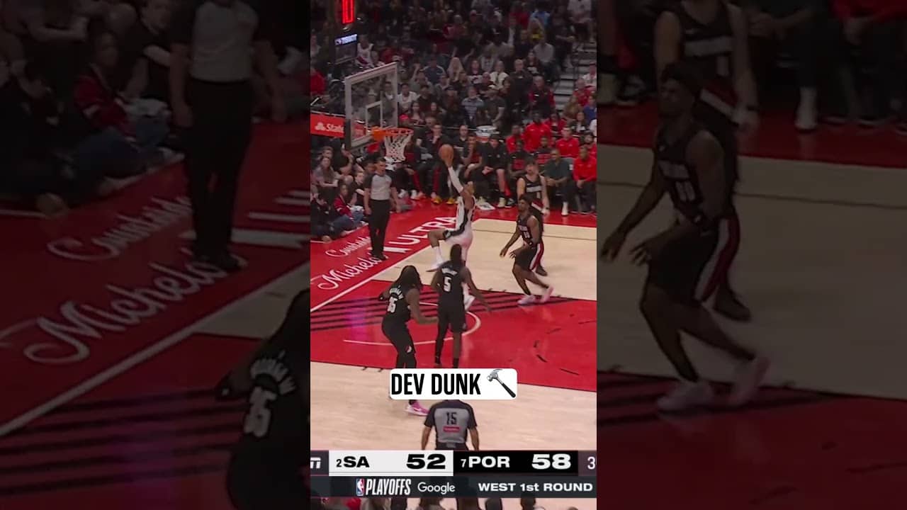 YEAH DEV 🔥 #spurs #nba #devinvassell