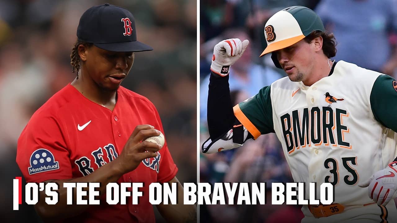 Orioles hit 5 homers off Brayan Bello in blowout win vs. Red Sox | ESPN MLB