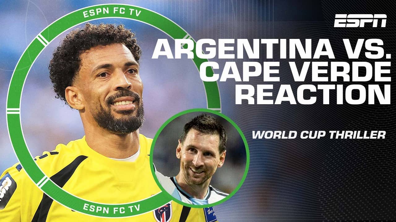 WORLD CUP THRILLER ⚽ Cape Verde left it all on the field against Argentina ❤️ | ESPN FC