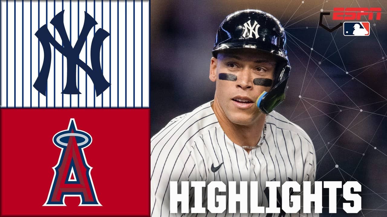 Aaron Judge 🆚 Mike Trout HR BATTLE 🍿 New York Yankees-LA Angels | Full Game Highlights | ESPN MLB