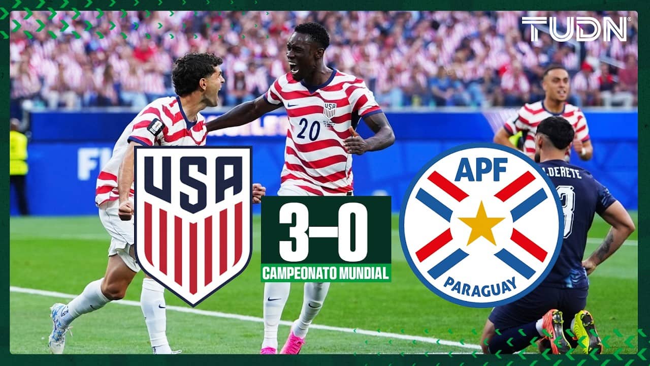 LO MEJOR: Estados Unidos vs Paraguay primer tiempo I TUDN