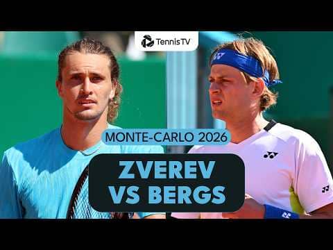 Alexander Zverev vs Zizou Bergs For A Quarter-Final Spot 🤝 | Monte-Carlo 2026 Match Highlights