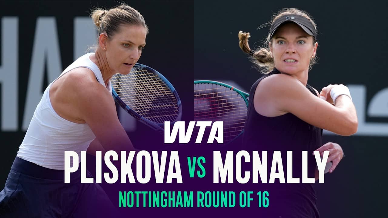 Karolina Pliskova vs. Caty McNally | 2026 Nottingham Round of 16 | WTA Match Highlights