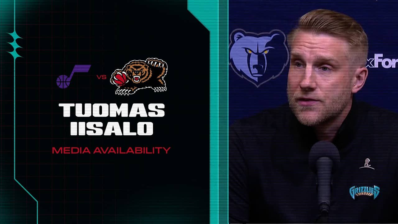 Tuomas Iisalo Press Conference | Grizzlies vs. Jazz