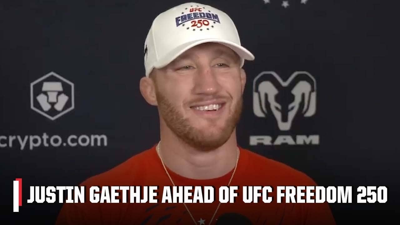 Justin Gaethje know he's an underdog vs. Ilia Topuria 👀 'A huge task ahead of me!' | MMA on ESPN