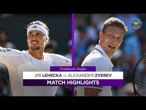 In fine form! 👌 | Jiri Lehecka vs Alexander Zverev | Highlights | Wimbledon 2026