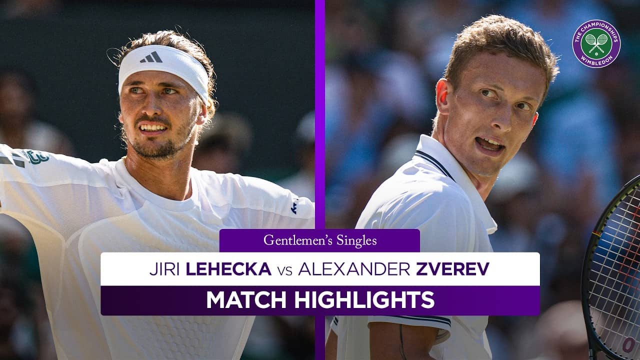 In fine form! 👌 | Jiri Lehecka vs Alexander Zverev | Highlights | Wimbledon 2026
